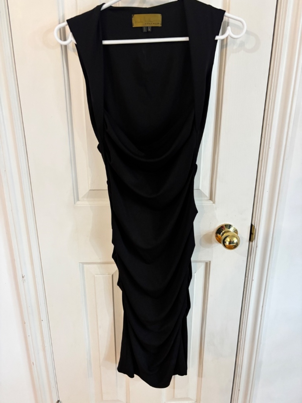 Nicole Miller ruched black cocktail dress * accepting offers